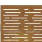 Preview: Gartentor 100x125 cm Cortenstahl Quadratisches Design