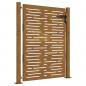 Preview: Gartentor 100x150 cm Cortenstahl Quadratisches Design