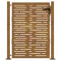 Preview: Gartentor 100x150 cm Cortenstahl Quadratisches Design
