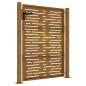 Preview: Gartentor 100x150 cm Cortenstahl Quadratisches Design