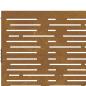 Preview: Gartentor 100x175 cm Cortenstahl Quadratisches Design