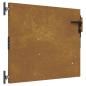 Preview: Gartentor 85x125 cm Cortenstahl