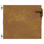 Preview: Gartentor 85x125 cm Cortenstahl