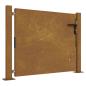 Preview: Gartentor 100x75 cm Cortenstahl