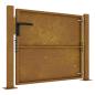 Preview: Gartentor 100x75 cm Cortenstahl