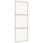 Preview: Schiebetür Golden 76x205 cm ESG-Klarglas und Aluminium