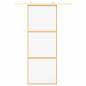 Preview: Schiebetür Golden 76x205 cm ESG-Klarglas und Aluminium