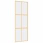 Preview: Schiebetür Golden 76x205 cm ESG-Klarglas und Aluminium