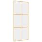 Preview: Schiebetür Golden 90x205 cm ESG-Klarglas und Aluminium