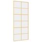 Preview: Schiebetür Golden 90x205 cm ESG-Klarglas und Aluminium