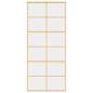 Preview: Schiebetür Golden 90x205 cm ESG-Klarglas und Aluminium