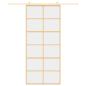 Preview: Schiebetür Golden 90x205 cm ESG-Klarglas und Aluminium