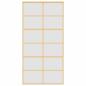 Preview: Schiebetür Golden 102,5x205 cm Matt ESG-Glas und Aluminium