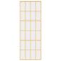 Preview: Schiebetür Golden 76x205 cm ESG-Klarglas und Aluminium