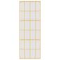 Preview: Schiebetür Golden 76x205 cm Matt ESG-Glas und Aluminium