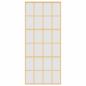Preview: Schiebetür Golden 90x205 cm Matt ESG-Glas und Aluminium