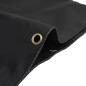Preview: Abdeckplane Schwarz 1x2,5 m 650 g/m²