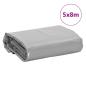 Preview: Abdeckplane Grau 5x8 m 650 g/m²