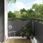 Preview: ARDEBO.de - Balkon-Sichtschutz Anthrazit 400x100 cm Poly Rattan