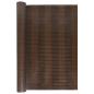 Preview: Balkon-Sichtschutz Braun und Schwarz 500x100 cm Poly Rattan