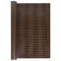 Preview: Balkon-Sichtschutz Braun und Schwarz 1000x100 cm Poly Rattan