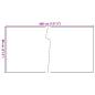 Preview: Balkon-Sichtschutz Hellbraun 400x80 cm Poly Rattan