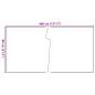 Preview: Balkon-Sichtschutz Hellbraun 400x80 cm Poly Rattan