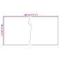 Preview: Balkon-Sichtschutz Hellbraun 400x90 cm Poly Rattan