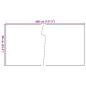 Preview: Balkon-Sichtschutz Hellbraun 400x90 cm Poly Rattan