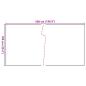 Preview: Balkon-Sichtschutz Hellbraun 500x100 cm Poly Rattan