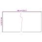 Preview: Balkon-Sichtschutz Hellbraun 600x90 cm Poly Rattan