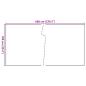 Preview: Balkon-Sichtschutz Hellbraun 600x100 cm Poly Rattan