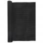 Preview: Balkon-Sichtschutz Schwarz 400x100 cm Poly Rattan