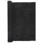 Preview: Balkon-Sichtschutz Schwarz 1000x100 cm Poly Rattan