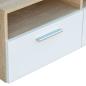 Preview: 2 Stk. TV-Schränke Holzwerkstoff 95x35x36 cm Eiche und Weiß