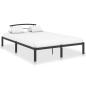 Preview: ARDEBO.de - Bettgestell Schwarz Metall 120x200 cm