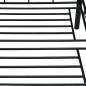 Preview: Tagesbett-Rahmen Schwarz Metall 90×200 cm