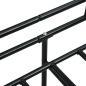 Preview: Tagesbett-Rahmen Schwarz Metall 90×200 cm