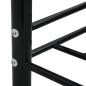 Preview: Tagesbett-Rahmen Schwarz Metall 90×200 cm