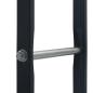 Preview: Brennholzregal Schwarz 100×25×100 cm Stahl