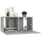 Preview: 8-tlg. TV-Schrank-Set Betongrau Holzwerkstoff