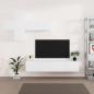Preview: ARDEBO.de - 7-tlg. TV-Schrank-Set Weiß Holzwerkstoff