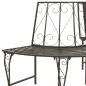Preview: Baumbank Halbrund 160 cm Stahl