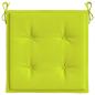 Preview: Gartenstuhl-Kissen 6 Stk. Knallgrün 50x50x3 cm Oxford-Gewebe