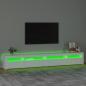 Preview: TV-Schrank mit LED-Leuchten Weiß 270x35x40 cm
