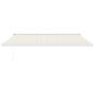 Preview: Markise Einziehbar Creme 4x3 m Stoff und Aluminium