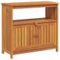 Preview: Garten-Konsolentisch 80x35x75 cm Massivholz Akazie