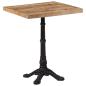 Preview: Bistrotisch 60x60x77 cm Raues Mangoholz