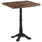 Preview: Bistrotisch 60x60x76 cm Altholz Massiv