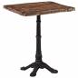 Preview: Bistrotisch 60x60x76 cm Altholz Massiv